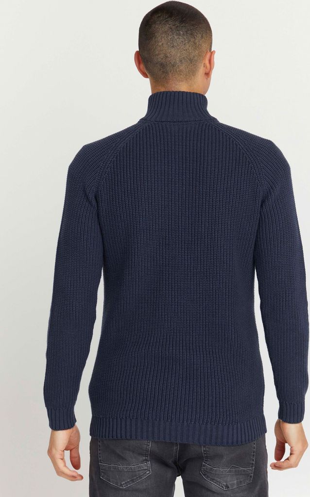 SOLID SDXenox Herren Strickpullover Troyer Grobstrick Produktbild 3