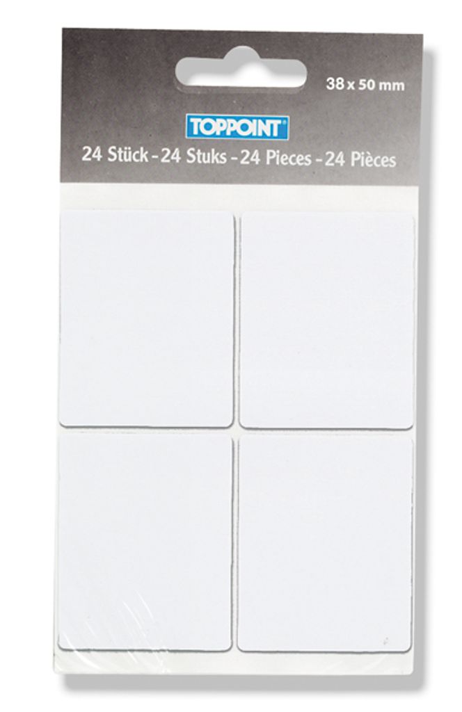 24 Etiketten 38 x 50 mm 6 Blatt Vielzwecketiketten Produktbild 