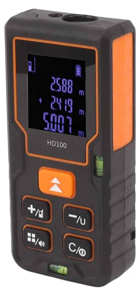 Télémètre laser 100m précision 1.5mm avec écran LCD rétroéclairé - 2