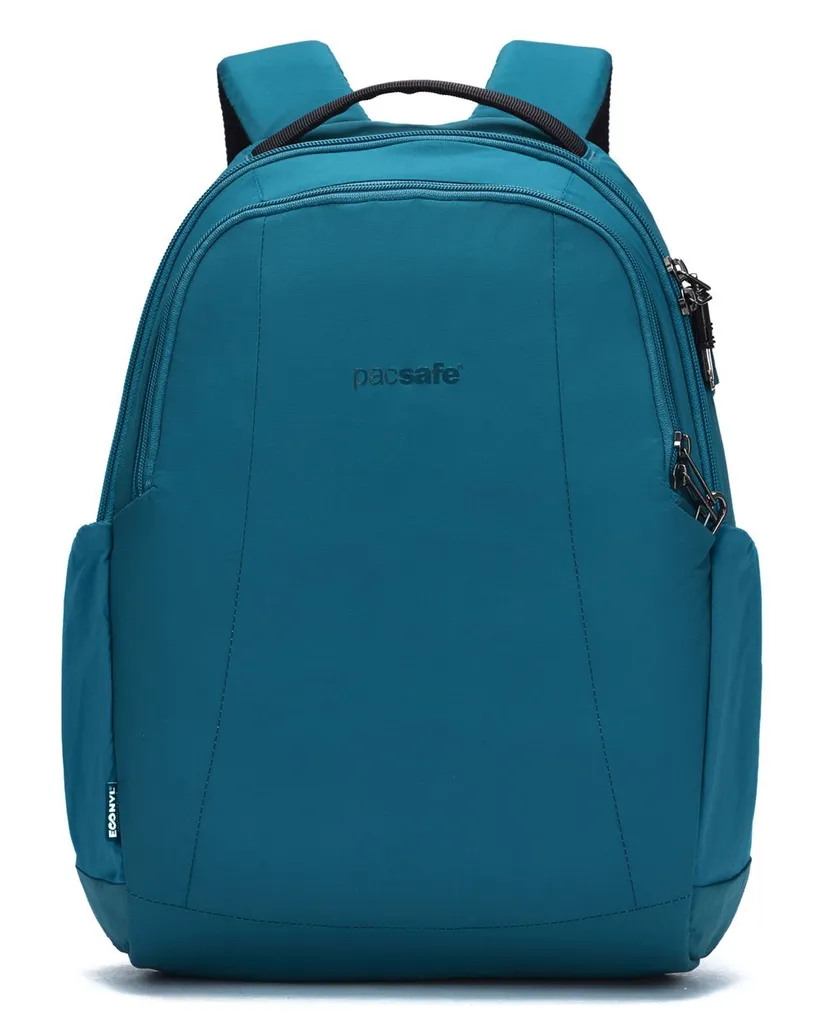 Sac à dos 15L antivol Pacsafe LS350 Backpack - Matériau Tidal Teal bleu