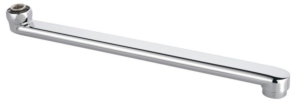Aqualine Wasserauslauf, 220mm, flach, Chrom