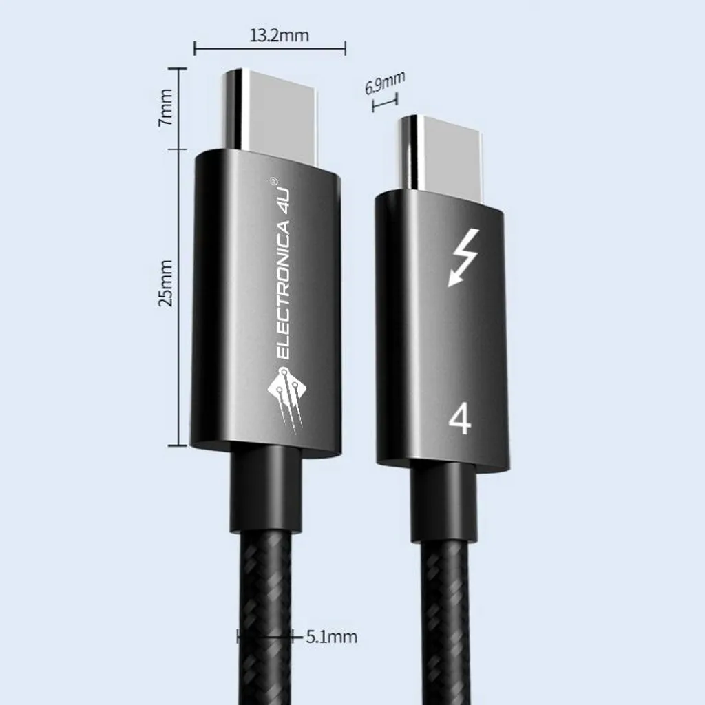 Usb-C Maschio A Display Porte Maschio Adattatore Cavo, 3M Bianco