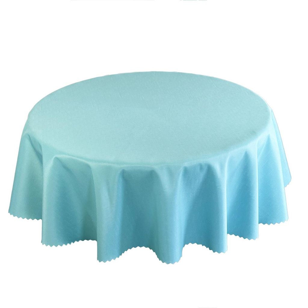 Tischdecke Fleckenresistente Türkis Rund 160 cm
