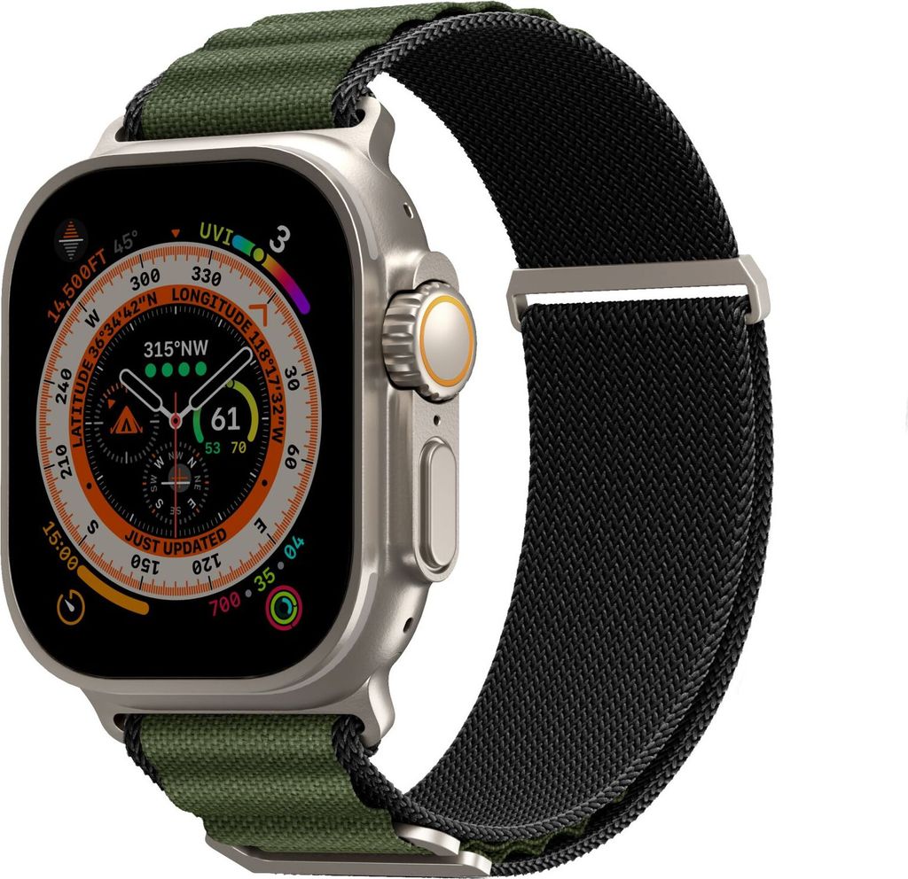 SKINARMA Kobu Armband für Apple Watch 49/45/44/42 mm, Olive