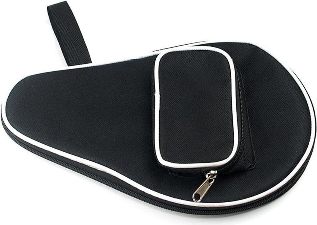 Tischtennis Schläger Tasche - Ping Pong Schläger Tragetasche Wasserdichtes Oxford-Gewebe - Ping Pong Schläger Tasche für 1 Schläger 3 Bälle.