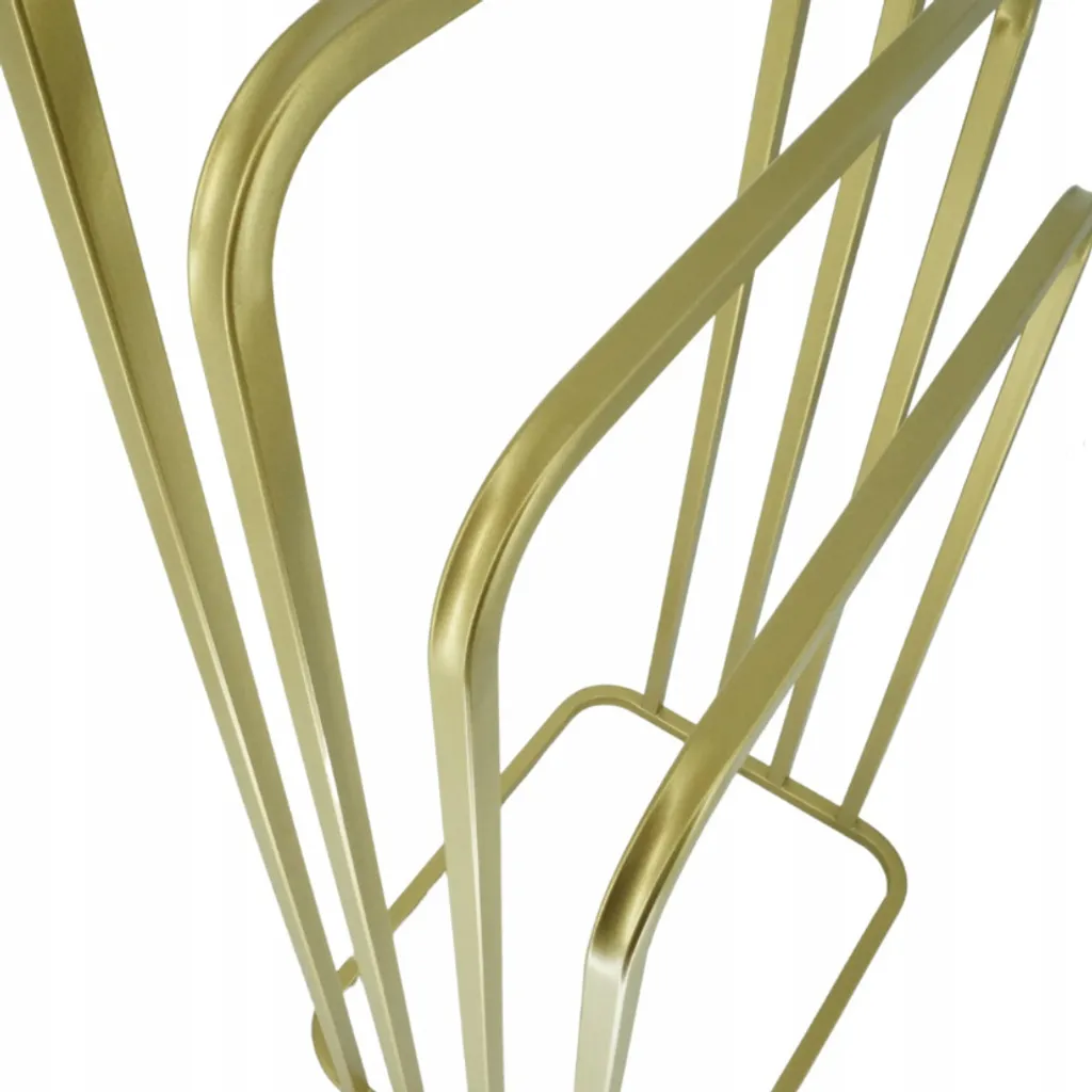HMP Portasciugamani Oro Loft Gold - Piantana Bagno Chic Metal Solid - 2