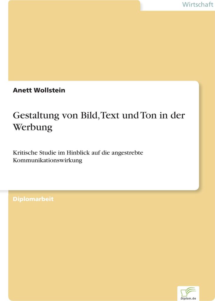 Gestaltung von Bild, Text und Ton in der Werbung