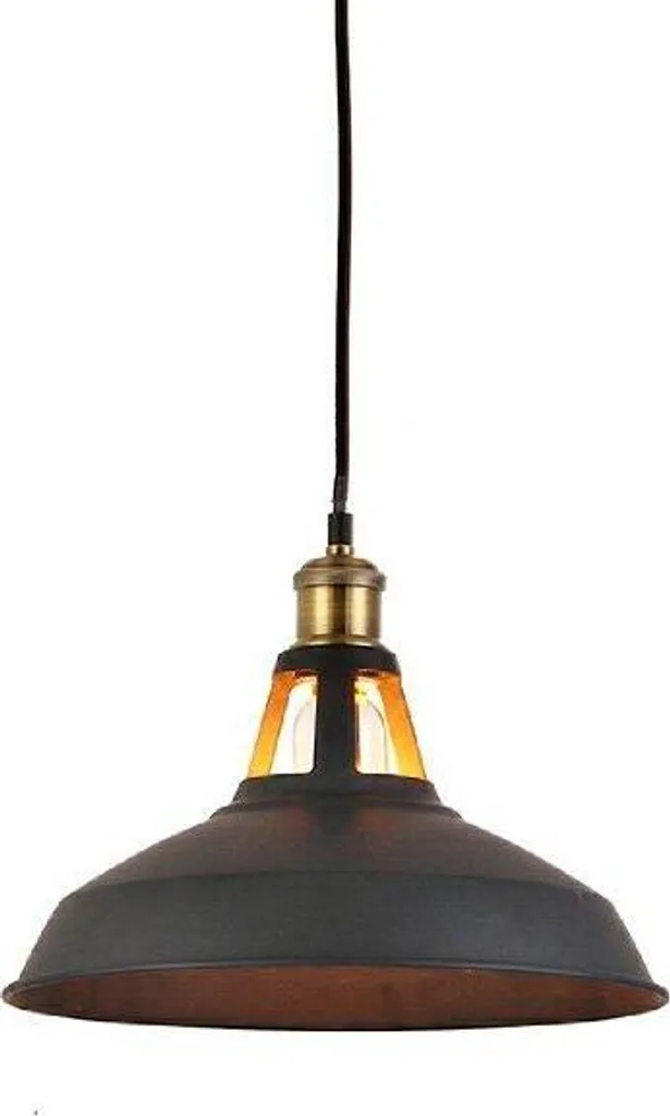 Axel AZ1351 Lampe suspendue Azzardo - Lustre moderne noir et chrome