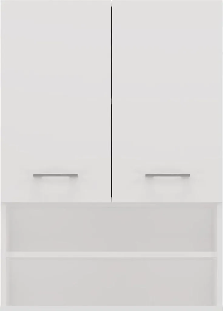 Pensile Bagno Pola Mini DK 64x90x30 | Bianco Opaco Sopra Lavatrice