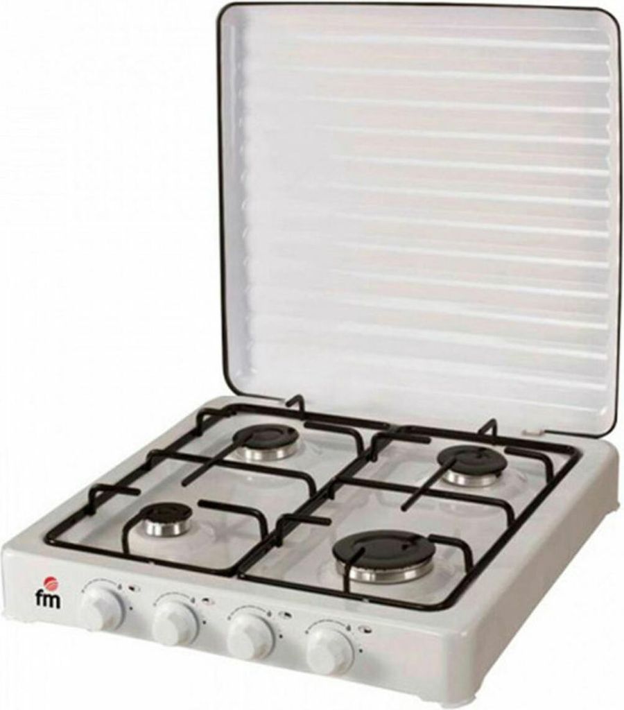 Gaskocher Grupo FM HG400 4F Weiß