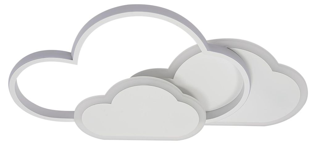 Deckenleuchte Wolke, 42W Leistung, für den Innenbereich, WEISS