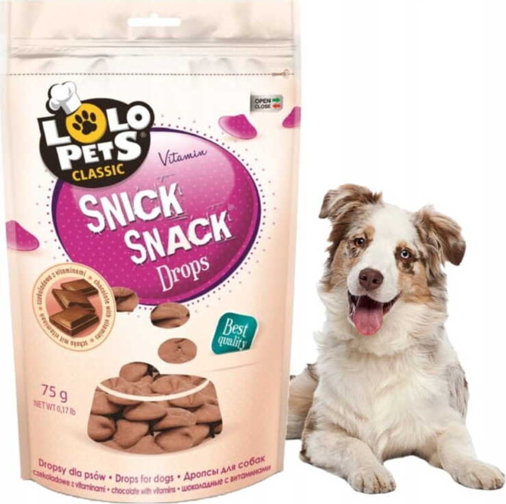 Schokoladen-Vitamin-Snack für Hunde 75g - Leckerlis zur Vitalität und Belohnung