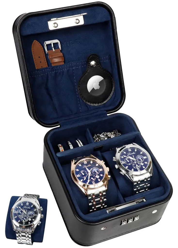Étui de transport pour montres homme et femme avec code de sécurité