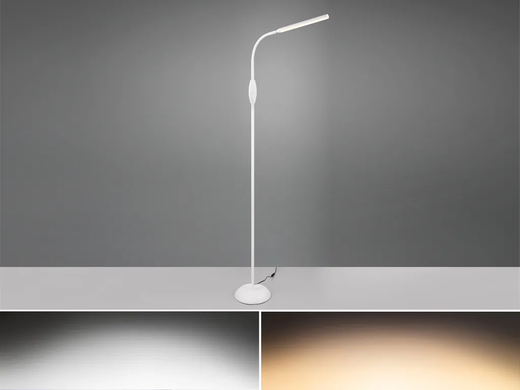 Piantana LED TORO R47641101: Lampada Bianca Moderna e Flessibile
