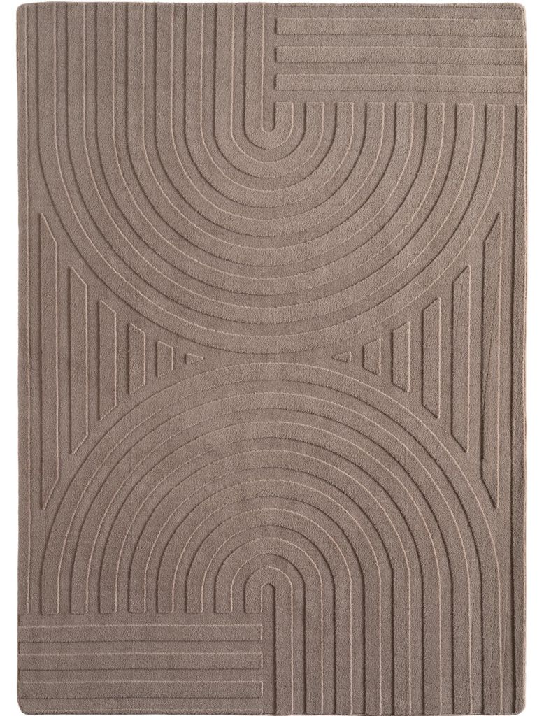 Carpetsale24 Boho Teppich Skandinavischer Kurzflor mit 3D Produktbild 