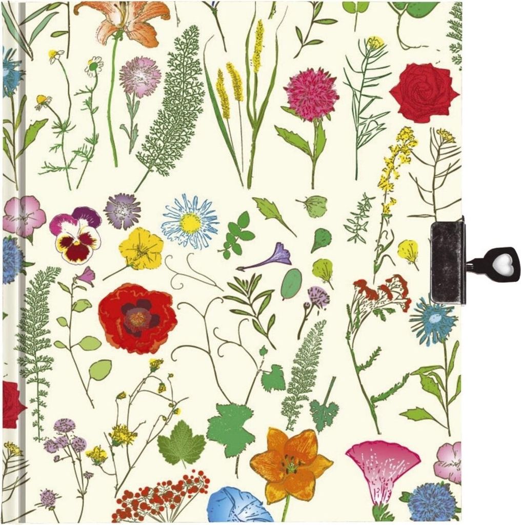 VENCEREMOS 40865 Tagebuch Flora - 240 Seiten, 16 x 19 cm Produktbild 