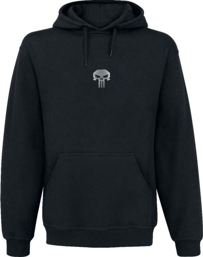 Marvel - Punisher Skull With Metallic Ink FB - Black Hoodie - Größe M