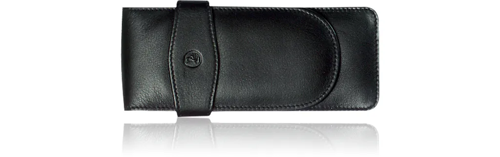 Étui à Stylos en Cuir Pelikan TG 31 Noir pour Trois Stylos Plume et Billes