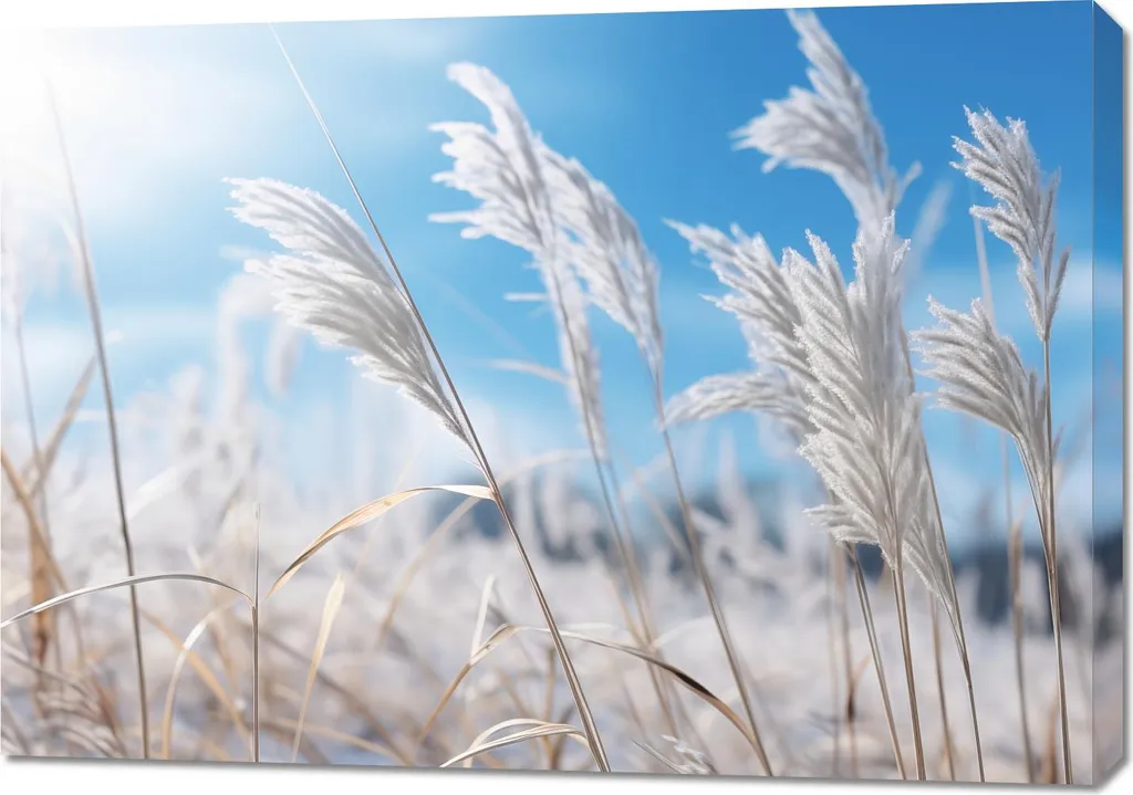 Quadro Botanico 100x70 Rumore tra l'erba - Arredo Minimalista e Zen