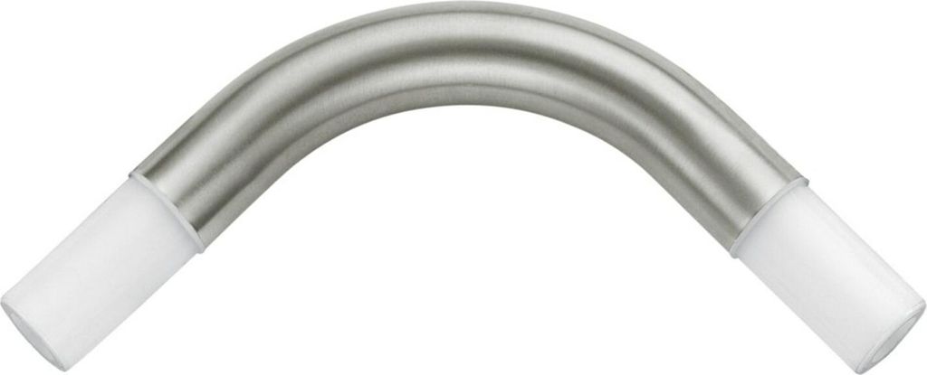 Keuco Plan Brausevorhangstange-Rohrbogen 90° für Viereck-Duschwanne - Aluminium silber-eloxiert - 14924170000