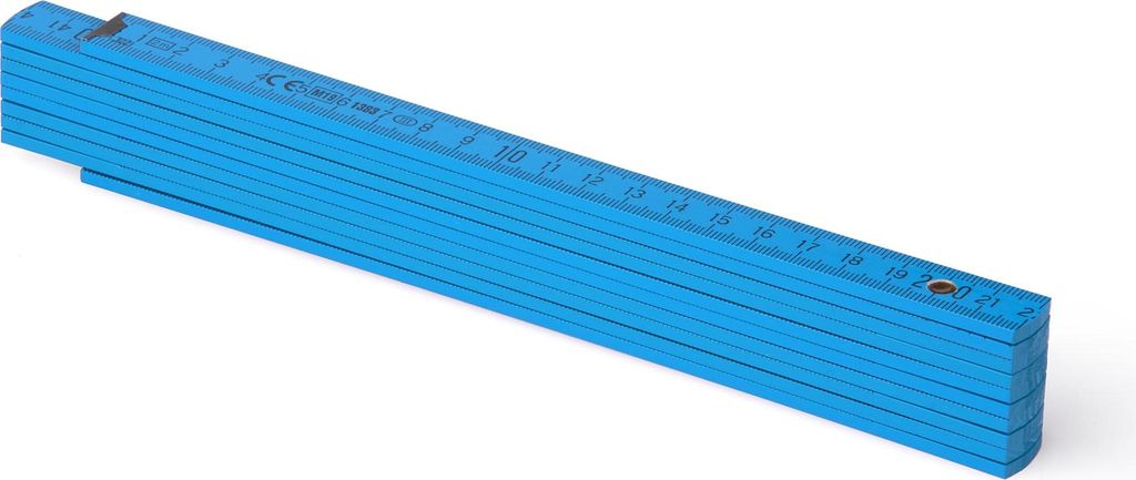 Metrie, skladací meter Block-52, svetlo modrá, spoje z Obrázok produktu 