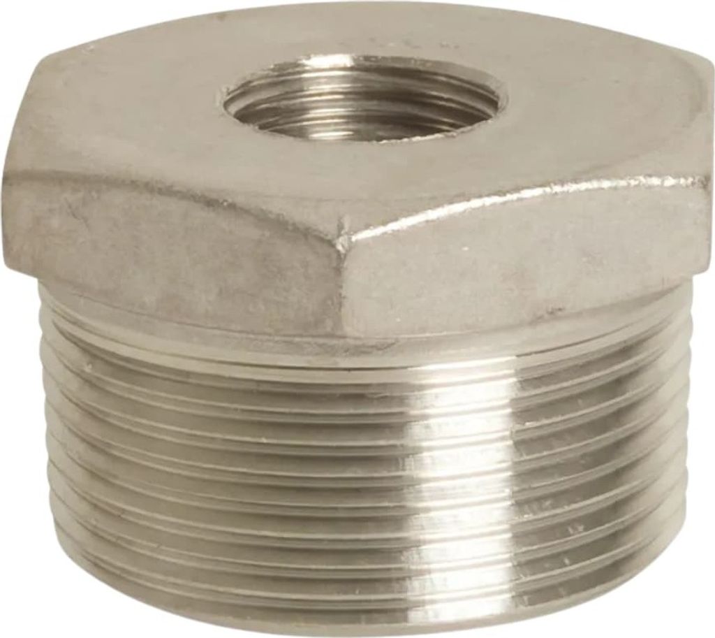 Gewindefitting Edelstahl Reduzierstück 4" AG x 2" IG