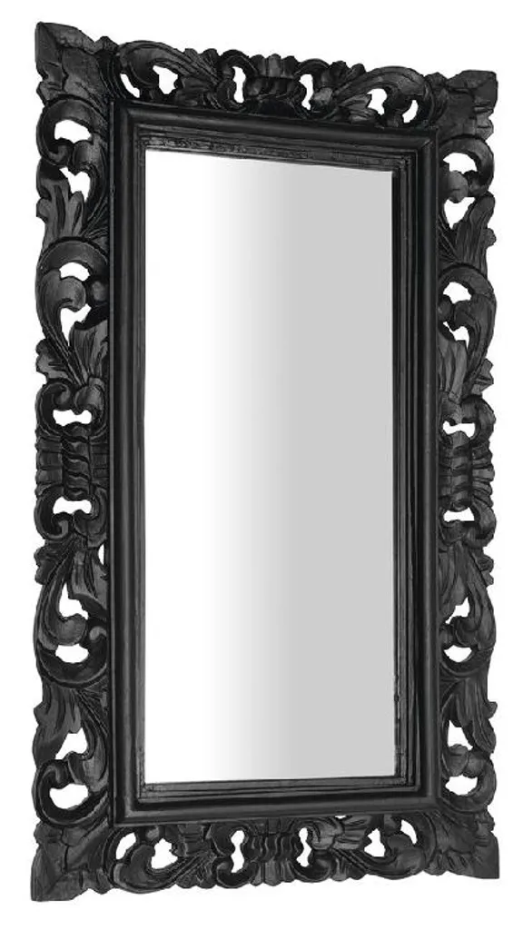 Miroir rectangulaire cadre noir 400x700 mm Samblung Sapho IN113