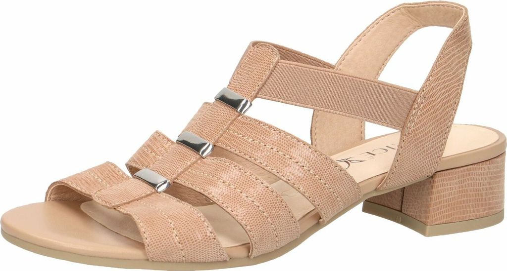 Caprice Da.-Sandalette 9-9-28204-24/422 BEIGE REPTILE FS 2020, Spocc:6