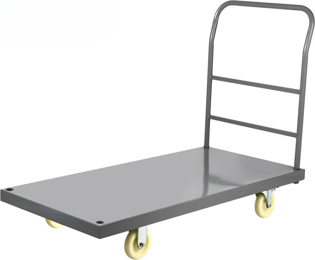 Chariot angulaire avec roues en nylon silencieux pour charges fixes