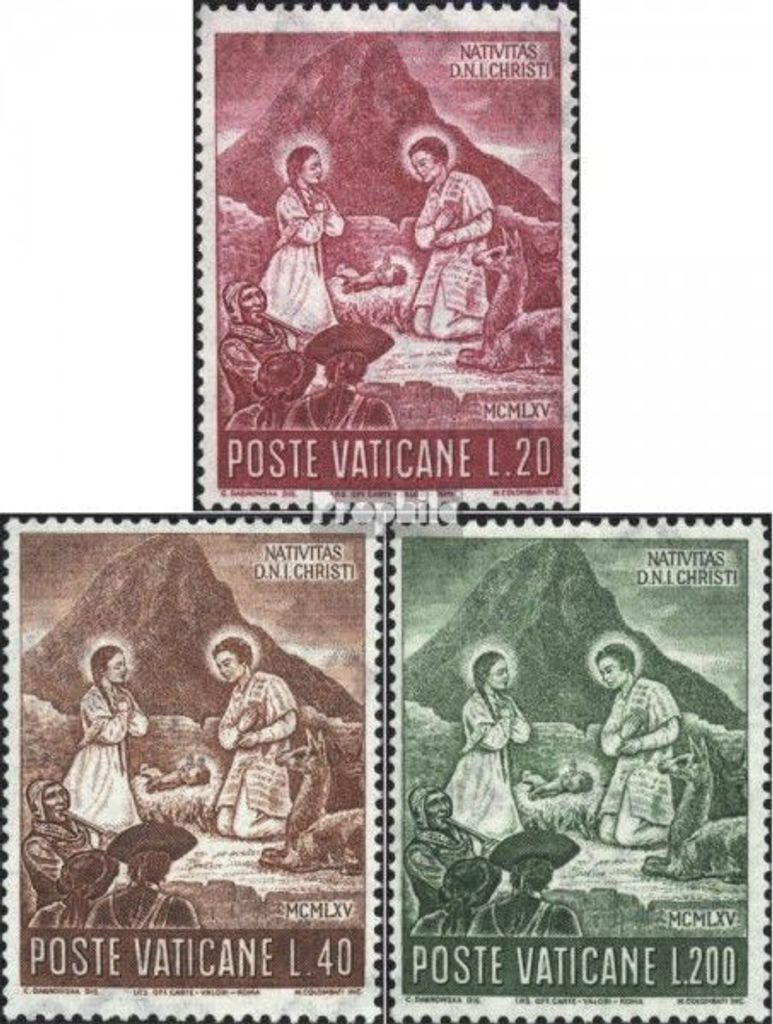 Briefmarken Vatikanstadt 1965 Mi 487-489 (kompl.Ausg.) postfrisch Sondermarken
