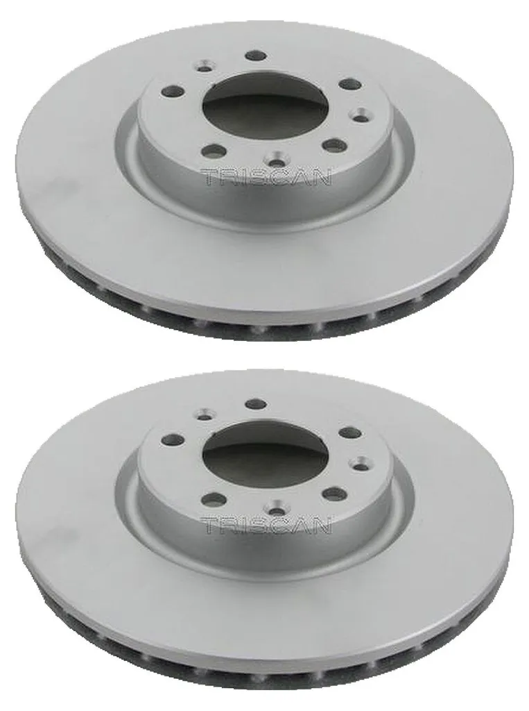2 Disques de Frein Ventilés TRISCAN Ø 283 mm pour PEUGEOT 308 I et II