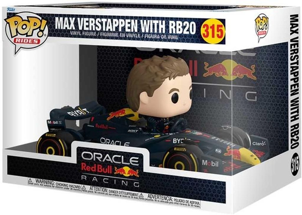 Funko Pop! Rides F1 Racing - Max Verstappen with RB20 #315 Racing Formula 1