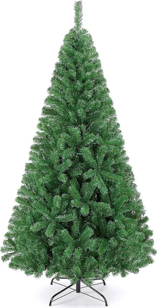 Sapin de Noël artificiel 411385 vert 183 cm 6 ft pour décoration fête