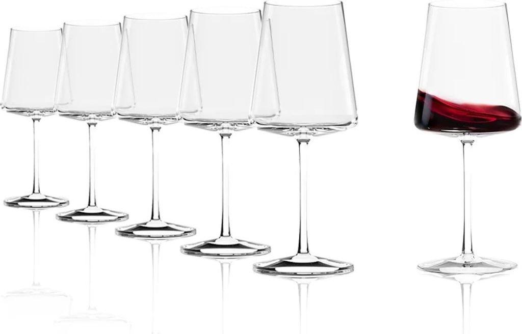Stölzle Lausitz Bordeaux Glas Power 6er-Set I Hochwertige Zdjęcie produktu 