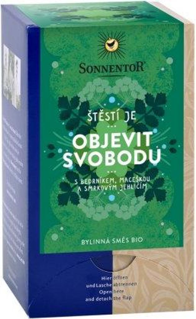 Sonnentor 02581, Bylinkový čaj, 27 g, Burnet, Kopřiva, 1,5 Obrázek produktu 