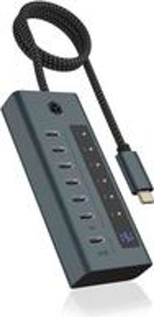 ICY BOX IB-HUB1457-C31, 7 Port Type-C USB 3.2 Gen 2 Hub, Produktbild 