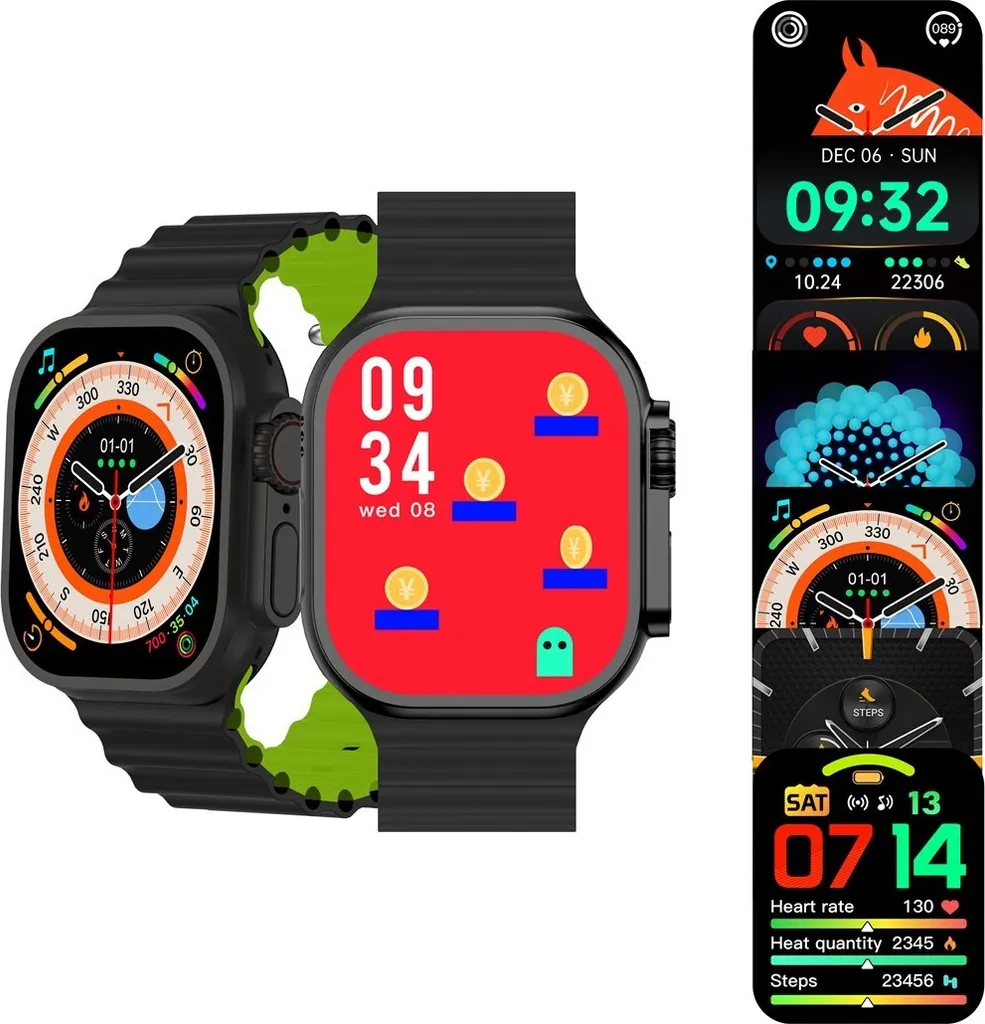 Montre connectée FUSION MT872 : Tracker de santé et sport intelligent