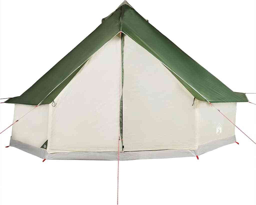 vidaXL Tipi-Familienzelt 10 Personen Grün Wasserdicht Produktbild 1