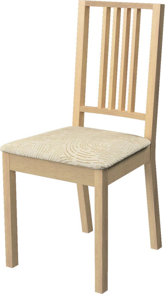 Dekoria Börje Sitzbezug, beige-golden, Stuhlbezug Börje