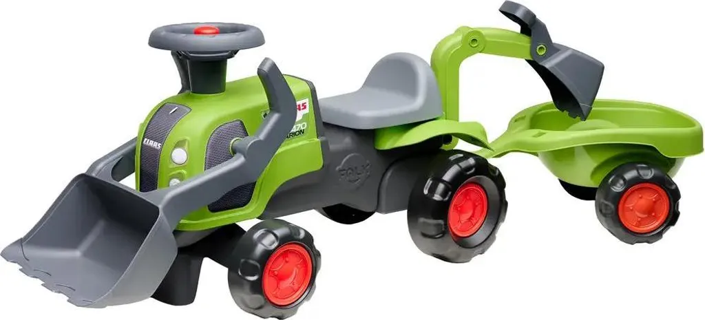 Claas Axos 340 Porteur avec Chargeur Frontal et Remorque pour Enfant