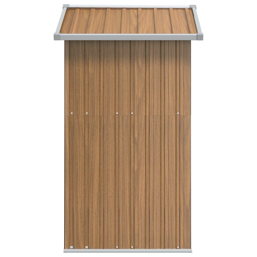 Möbel Gartenschrank/Gerätehaus Moderner design - Geräteschuppen - Garagenzelt Braun 126x97,5x177 cm Verzinkter Stahl Top5952284