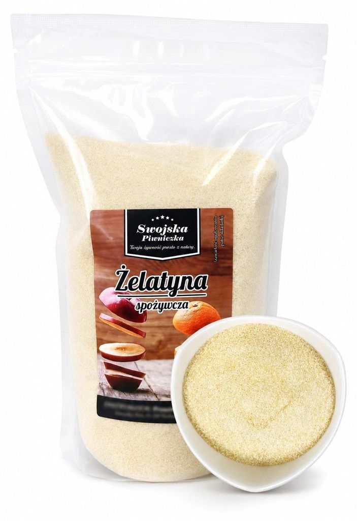 ŻELATYNA SPOŻYWCZA 1KG BLOOM 180 SWOJSKA PIWNICZKA