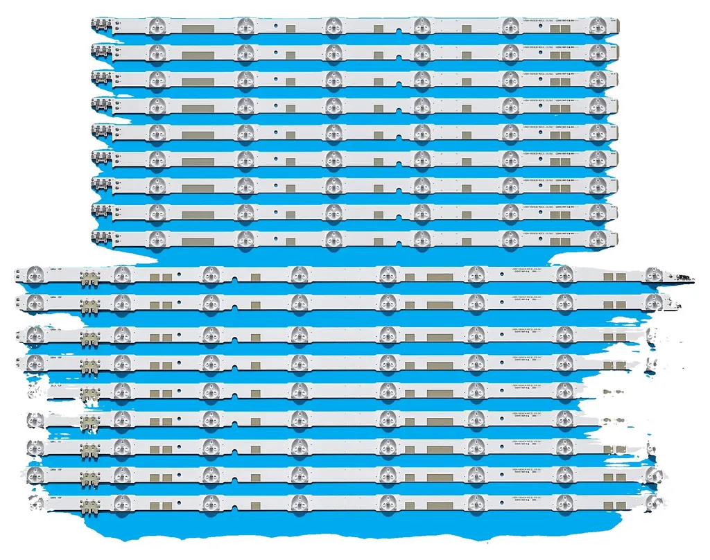Bande LED TV 1137mm compatible V5DR_550SCA_R0 - Kit de réparation 3V