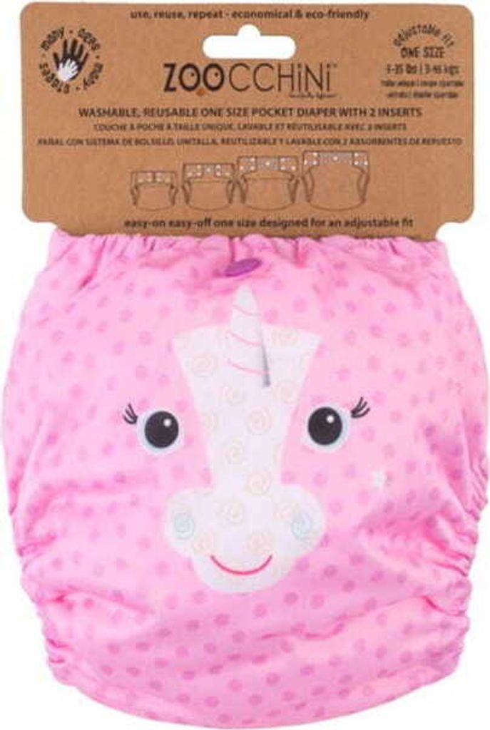 Zoocchini Wiederverwendbare Windel Einhorn + 2 Produktbild 