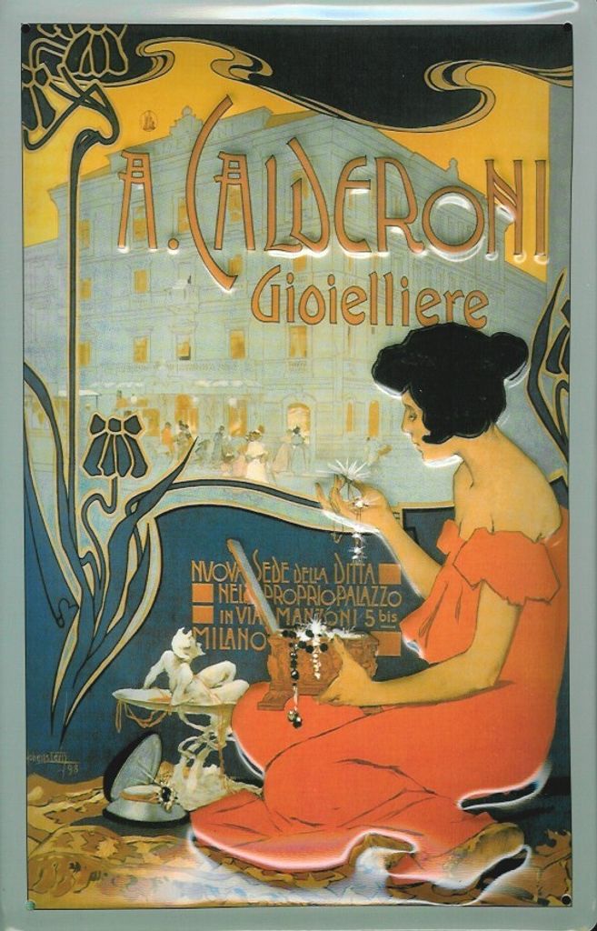 Blechschild Nostalgieschild : Calderoni