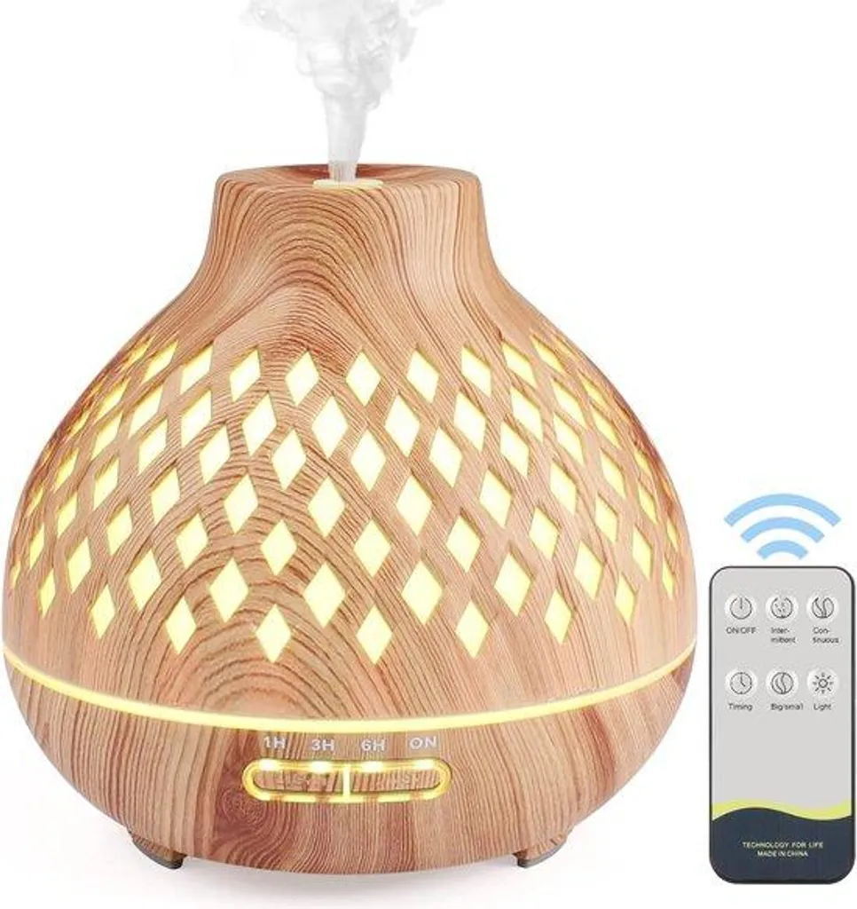 Diffuseur d'arômes électrique 400ml : purifier l'air et relaxer l'esprit