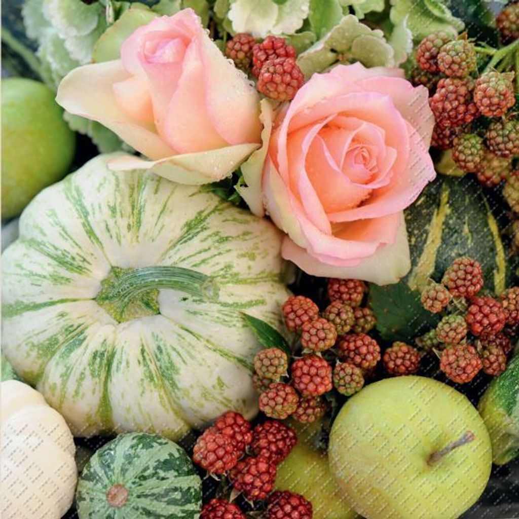 Stewo 2572 6810 45 Herbst Lunchservietten - 33 x 33 cm, 20 Stück
