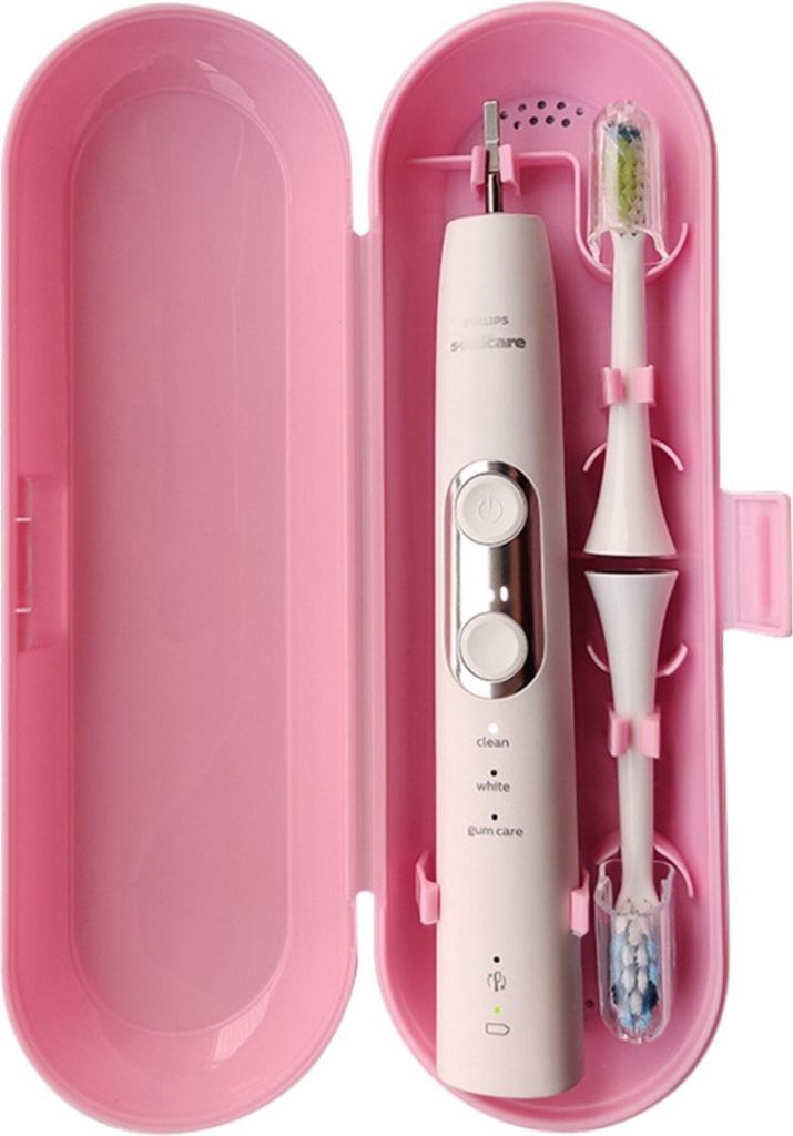 Reiseetui für elektrische Zahnbürsten – Zahnbürstenetui – geeignet für Oral B – Pink