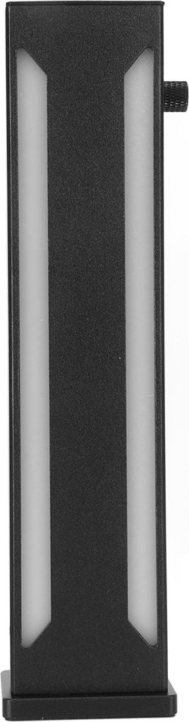 GPU Support Bracket ARGB Aluminiumlegierung Magnetische Basis Schiebeverstellbare GPU Halterung für Desktop Grafikkarte Schwarz