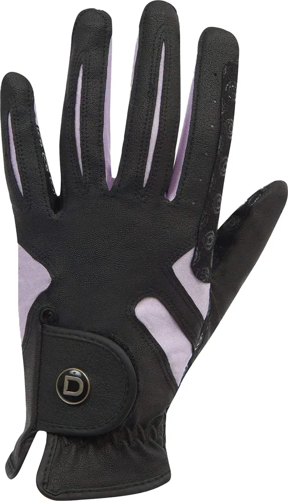 Gants d'équitation gel Cool-it Dublin WB824 respirants Noir Rose